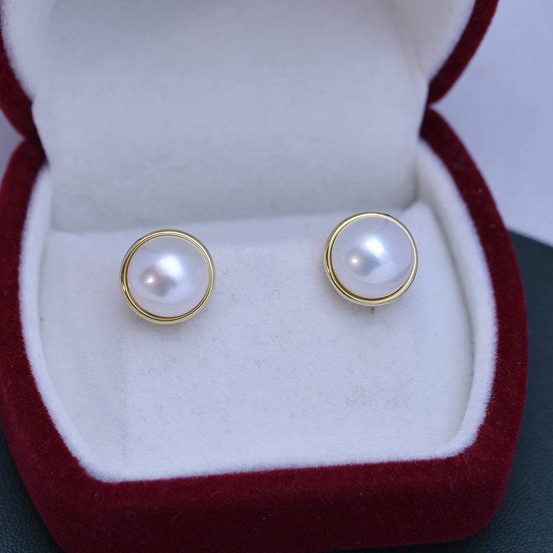 Mabe Pearl and Ada Style Earrings