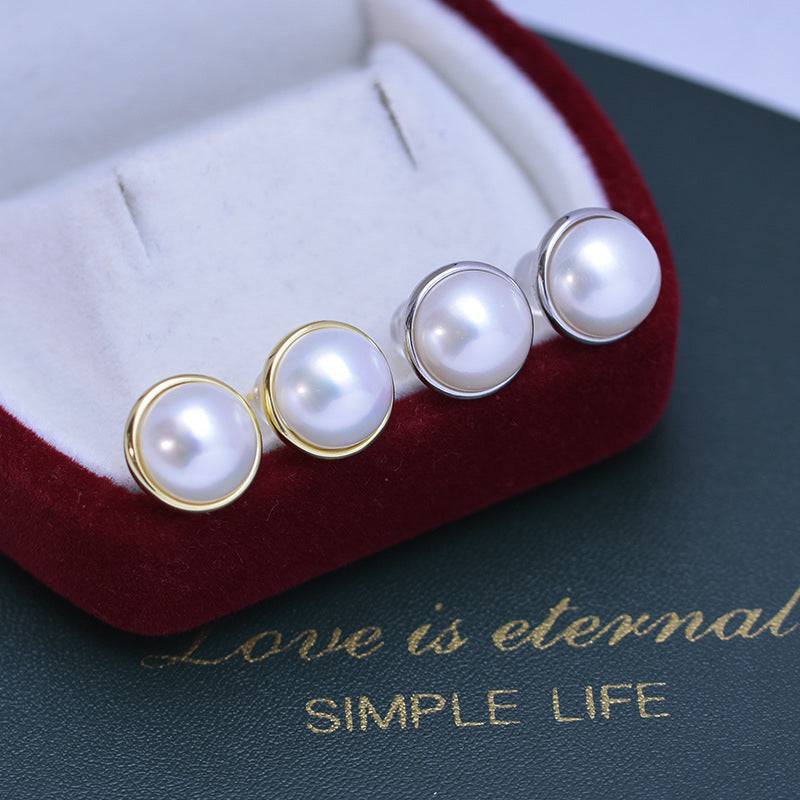 Mabe Pearl and Ada Style Earrings