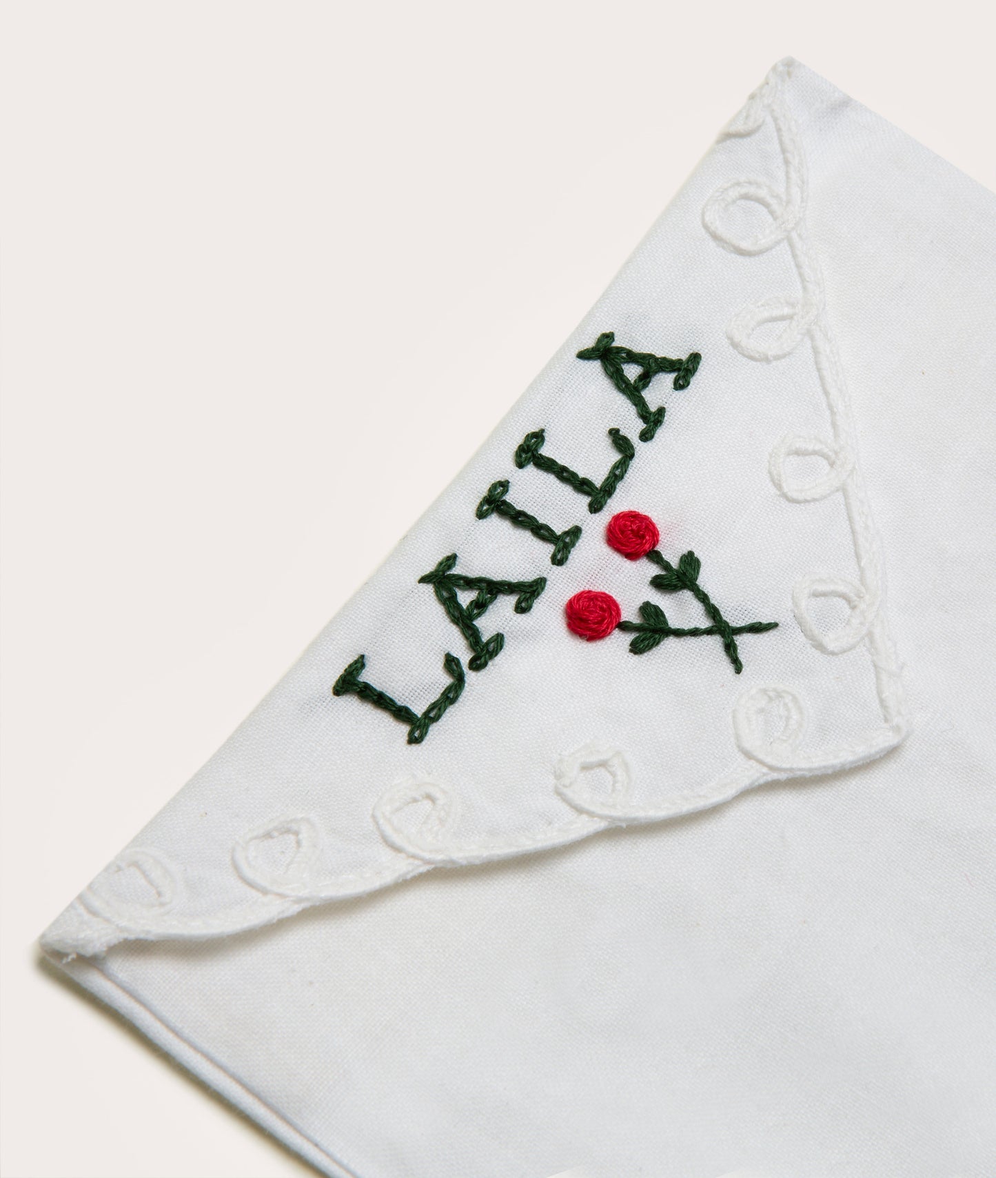 Embroidered Lace Personalized Envelopes Set