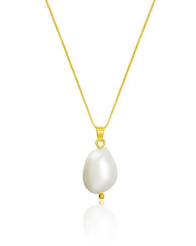 Elegant Pearl Drop Necklace Design