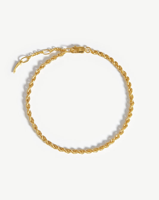 Classic Rope Chain Bracelet in Fine Material