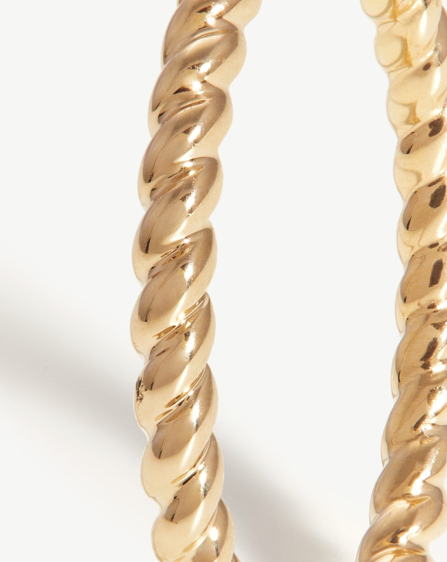 Solid Gold Fine Rope Design Ring