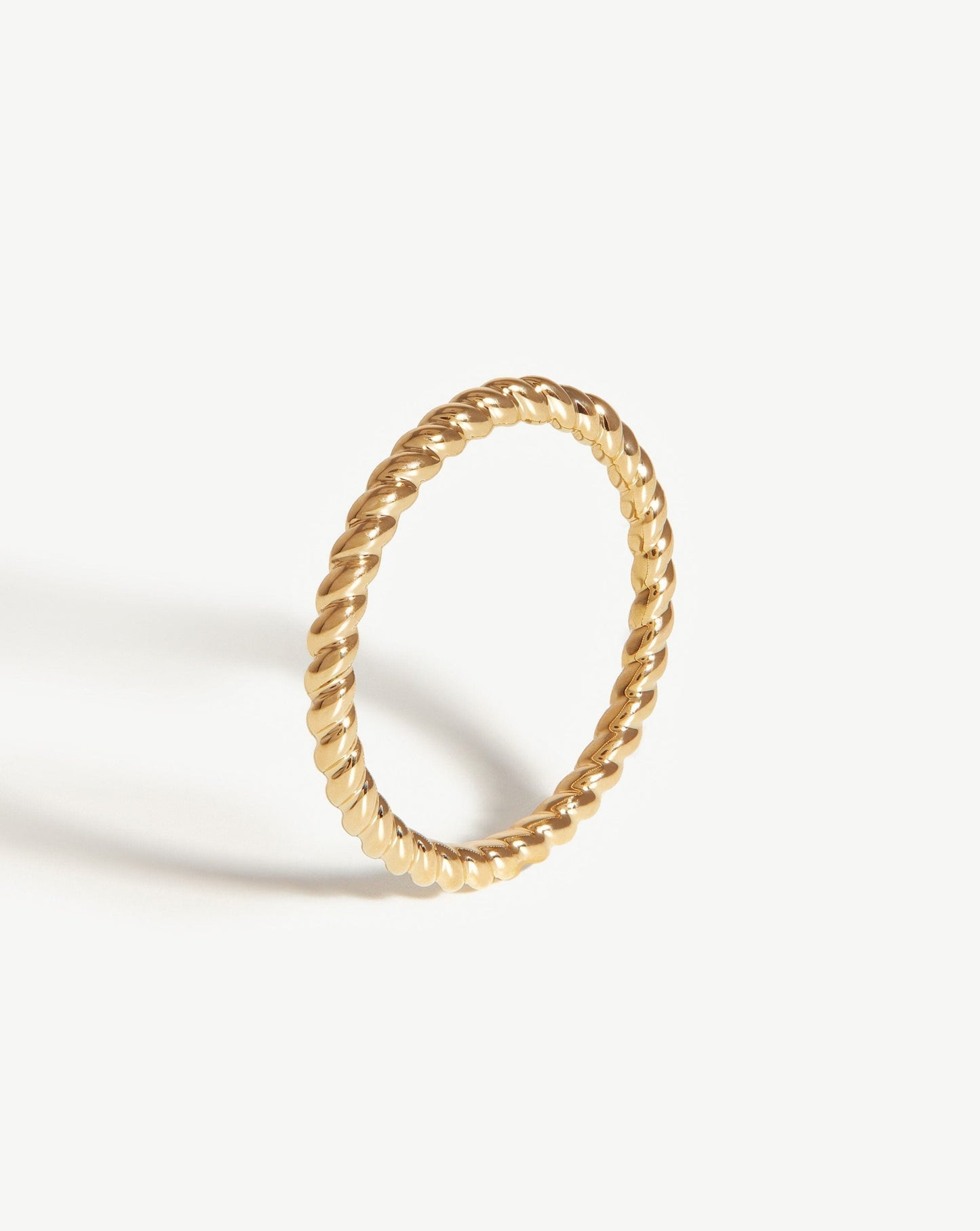 Solid Gold Fine Rope Design Ring