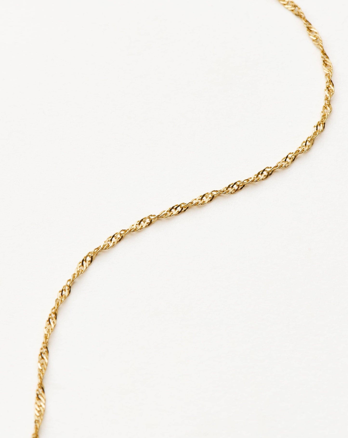 Twisted Chain Bracelet in Solid 14k Gold