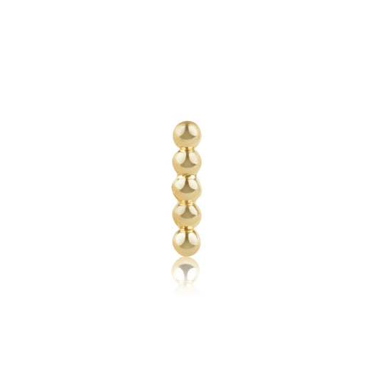 Gold Five Dome Strip Stud with Titanium Closure