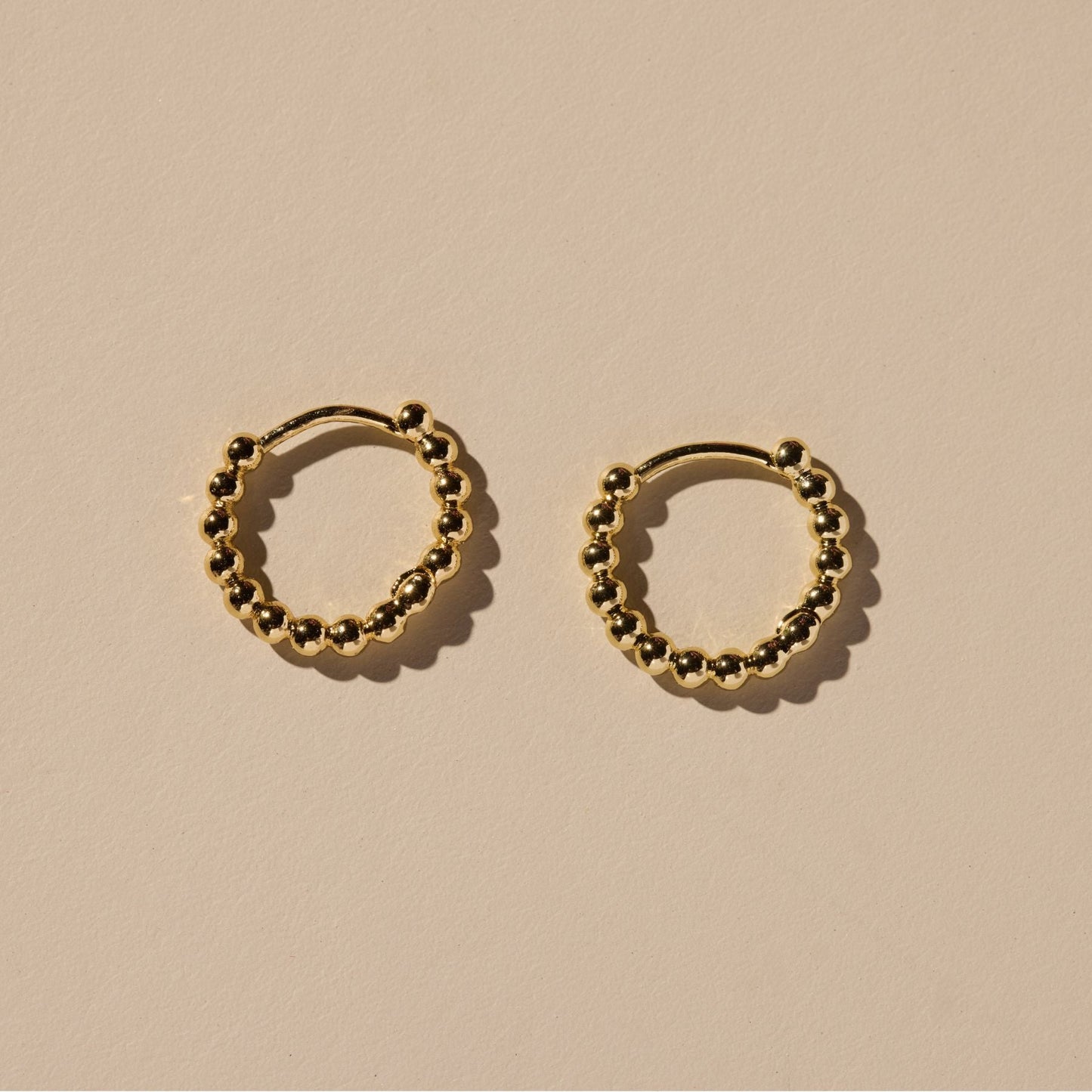 Gold Huggie Hoop Earrings for Everyday Wear