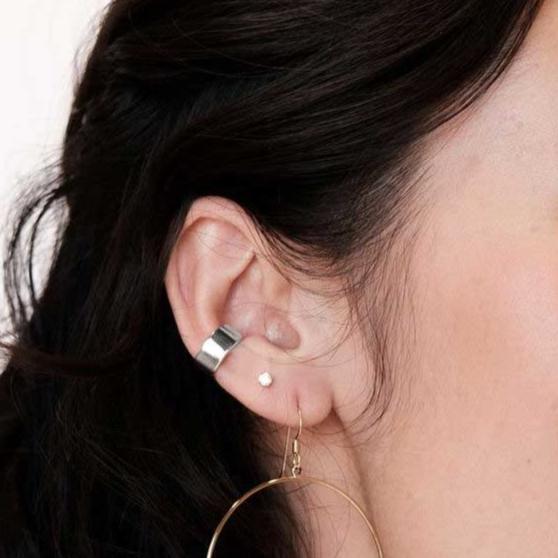 Gold Ear Cuff with Stylish Design