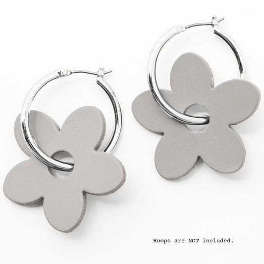 Gray Petal Charm Jewelry for Unique Style