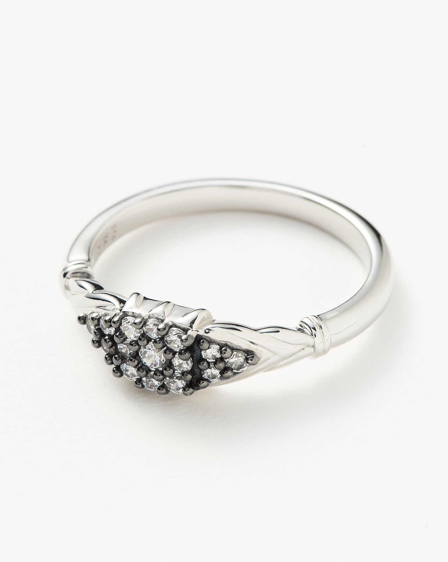 Gilded Pave Sterling Silver Ring