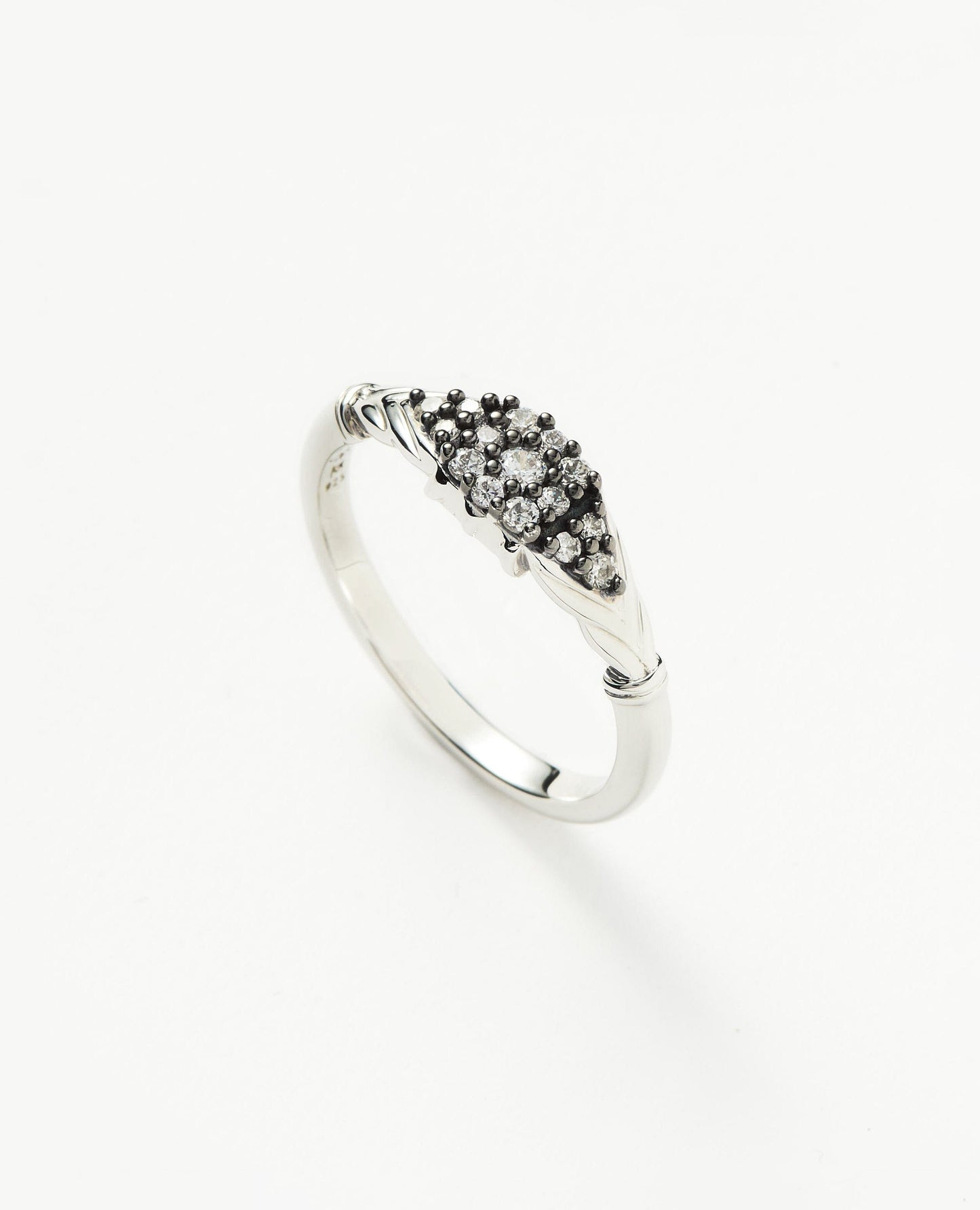 Gilded Pave Sterling Silver Ring