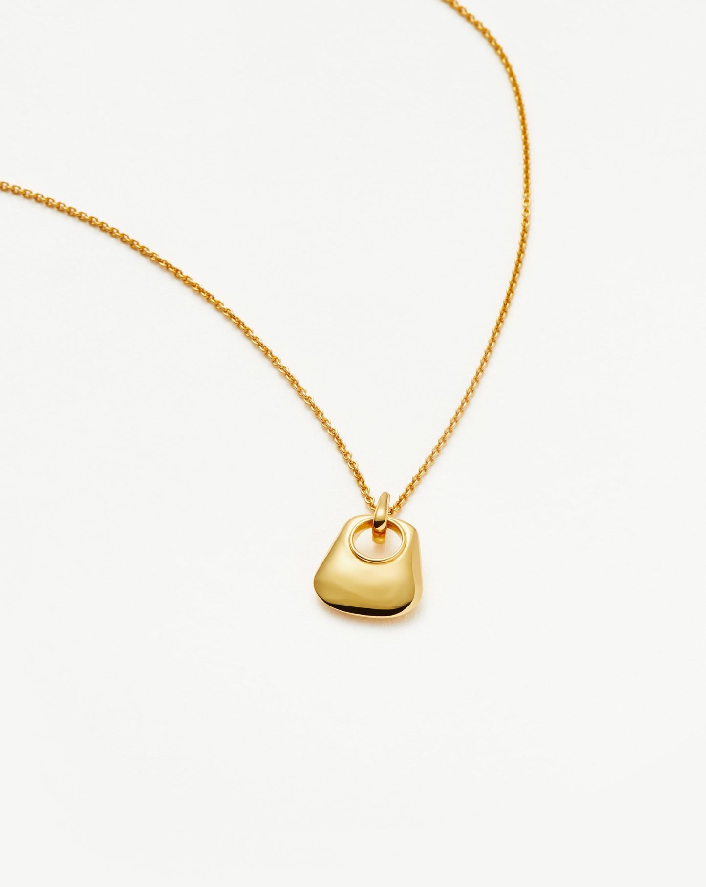 Mini Pendant Necklace in 18k Gold Vermeil