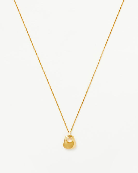 Mini Pendant Necklace in 18k Gold Vermeil