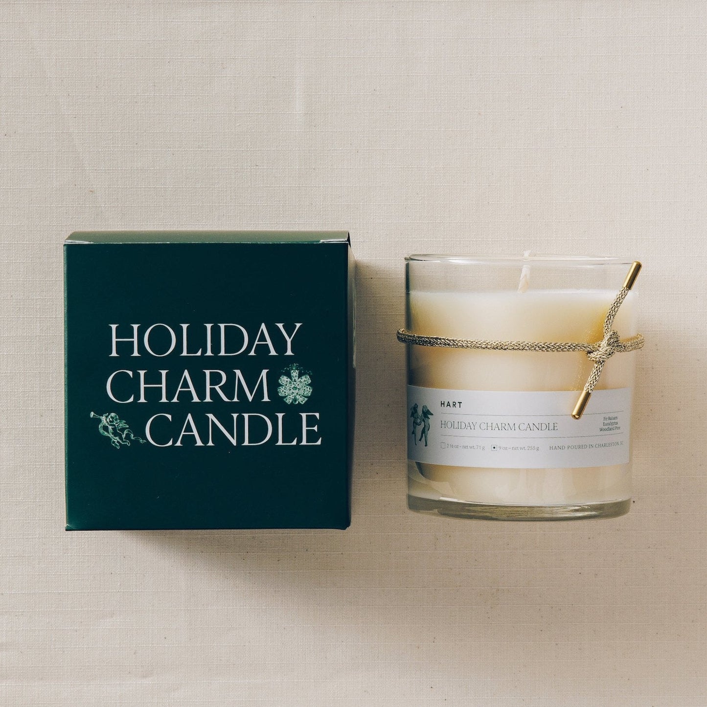 Festive Scented Candle with Holiday Charm