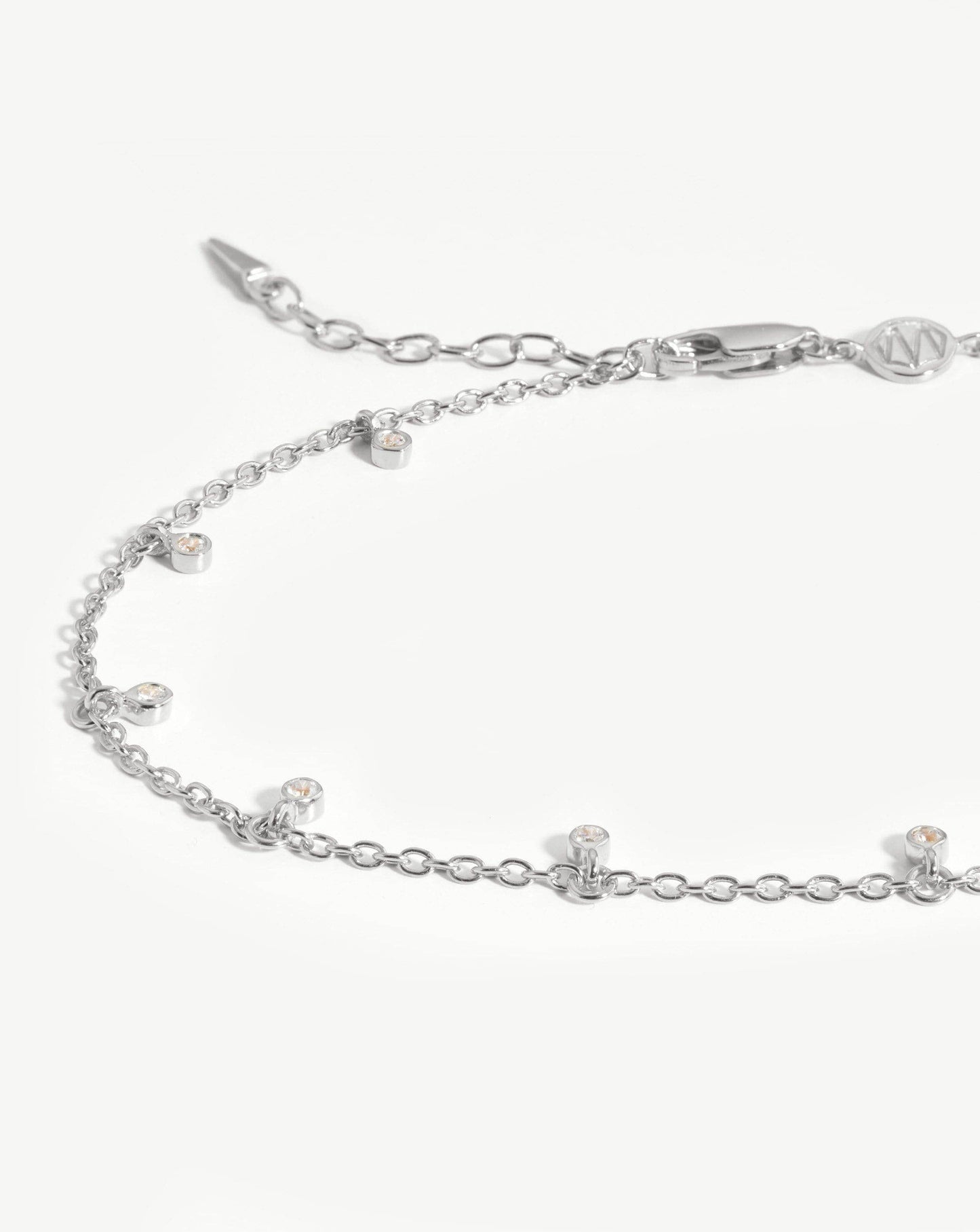 Unique Drop Anklet with Interstellar Design