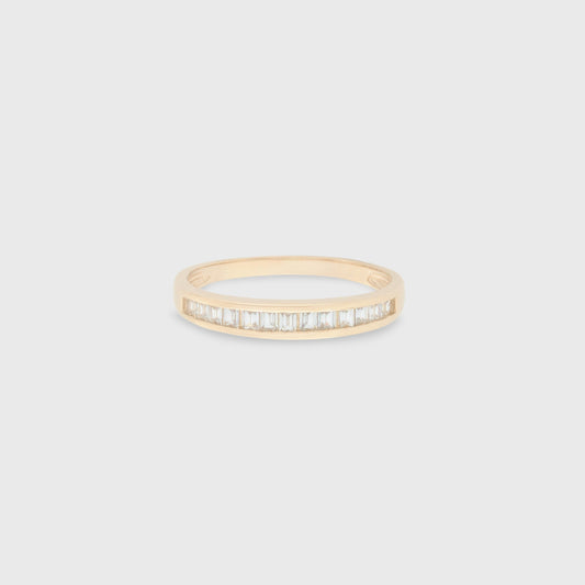 14k Baguette Gold Ring for Women