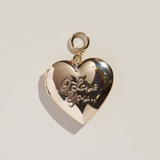 Large Silver Heart Locket Pendant Design