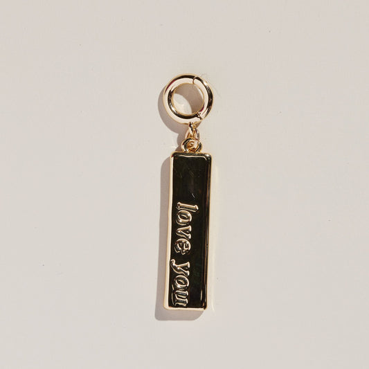 Silver Love You Charm Pendant