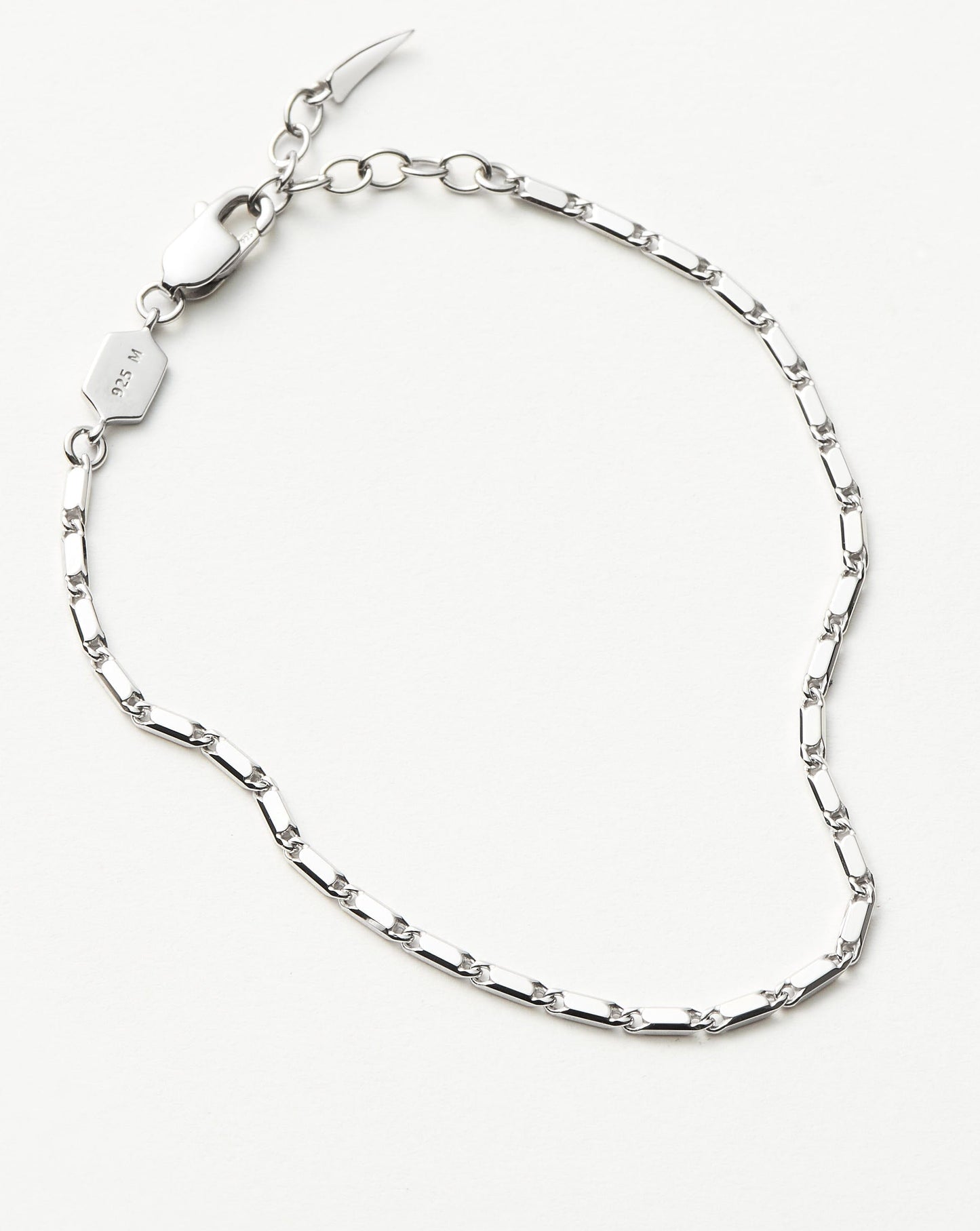 Sterling Silver Horizon Link Chain Bracelet