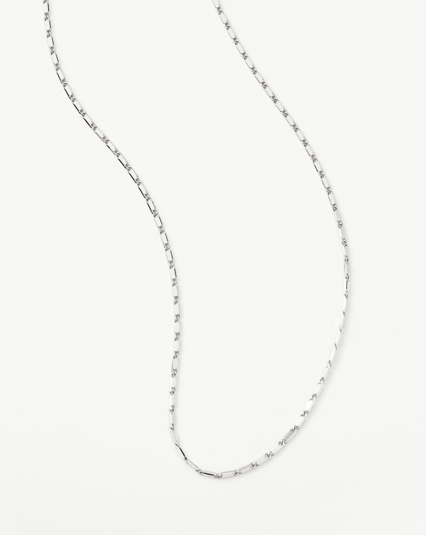 Sterling Silver Horizon Link Chain Necklace