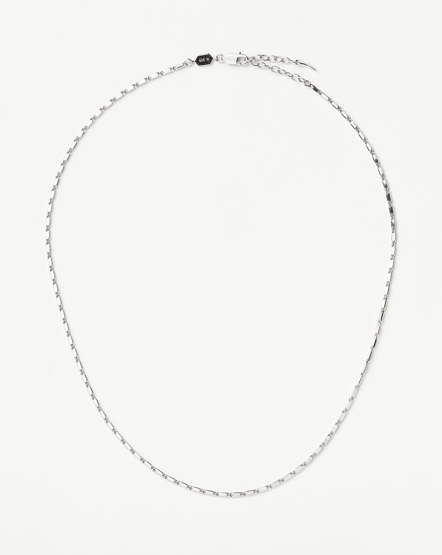 Sterling Silver Horizon Link Chain Necklace