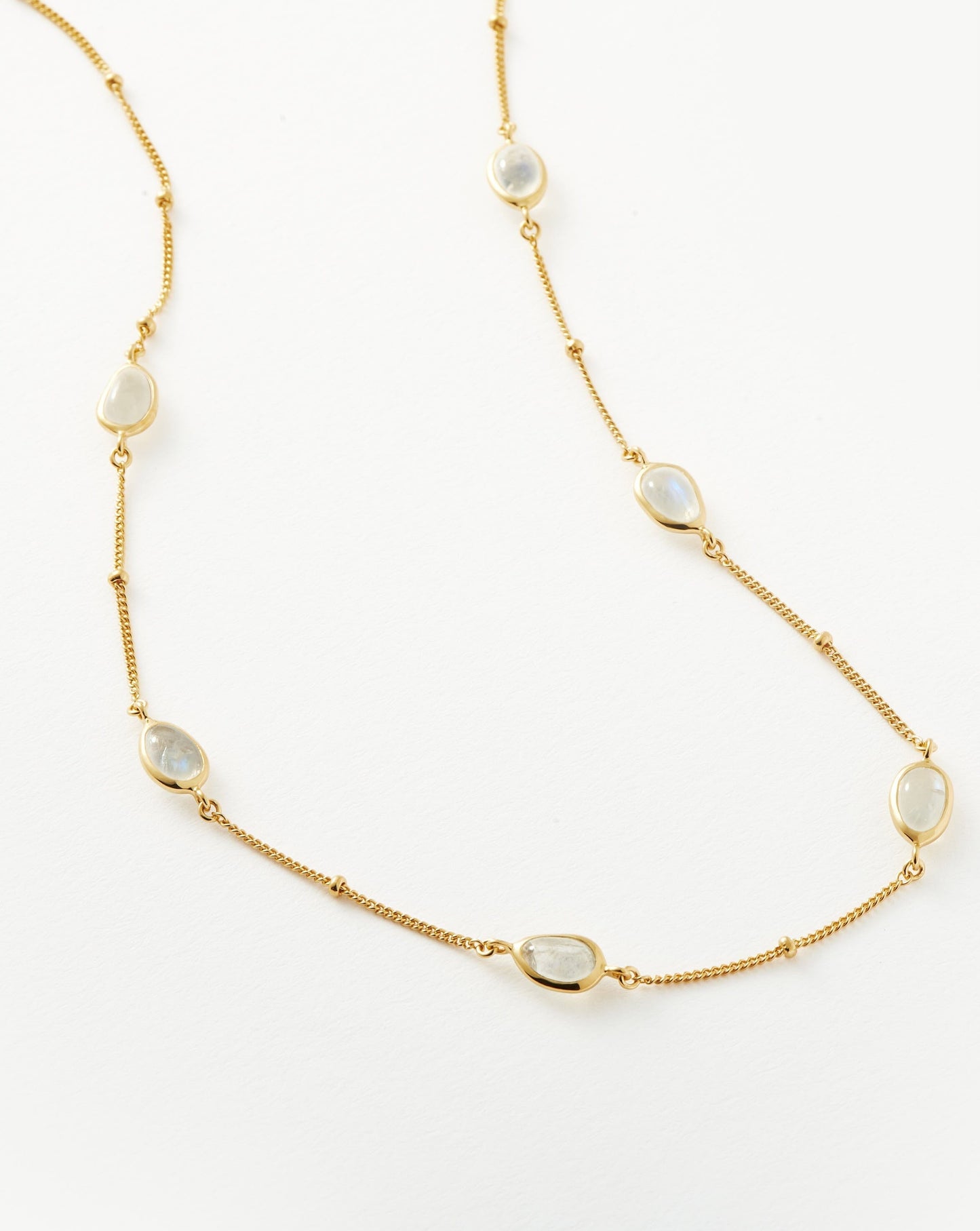 Gemstone Charm Choker in 18k Gold Vermeil and Silver