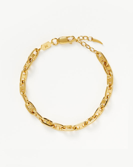 18k Gold Plated Mariner Chain Bracelet