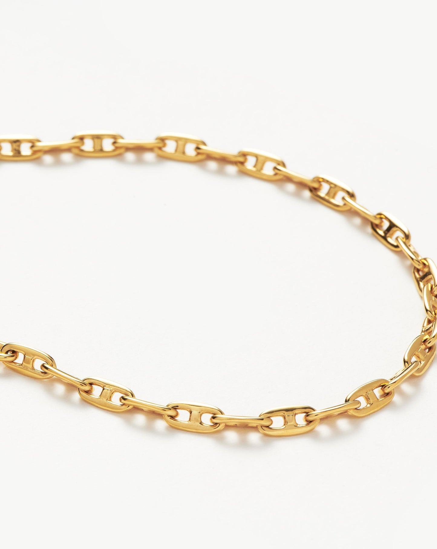 Gold Plated Mariner Chain Necklace for Women