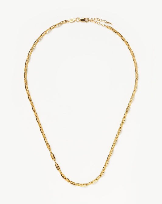 Gold Plated Mariner Chain Necklace for Women