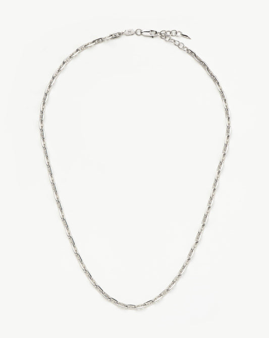 Silver Plated Mariner Chain Necklace for Women