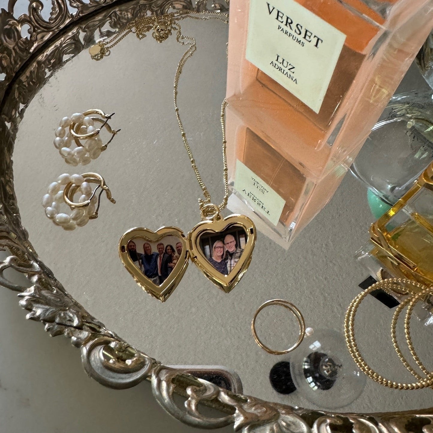 Medium Heart Shaped Locket Necklace