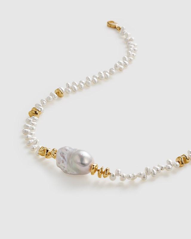 Baroque Pearl Necklace with Elegant Design 1