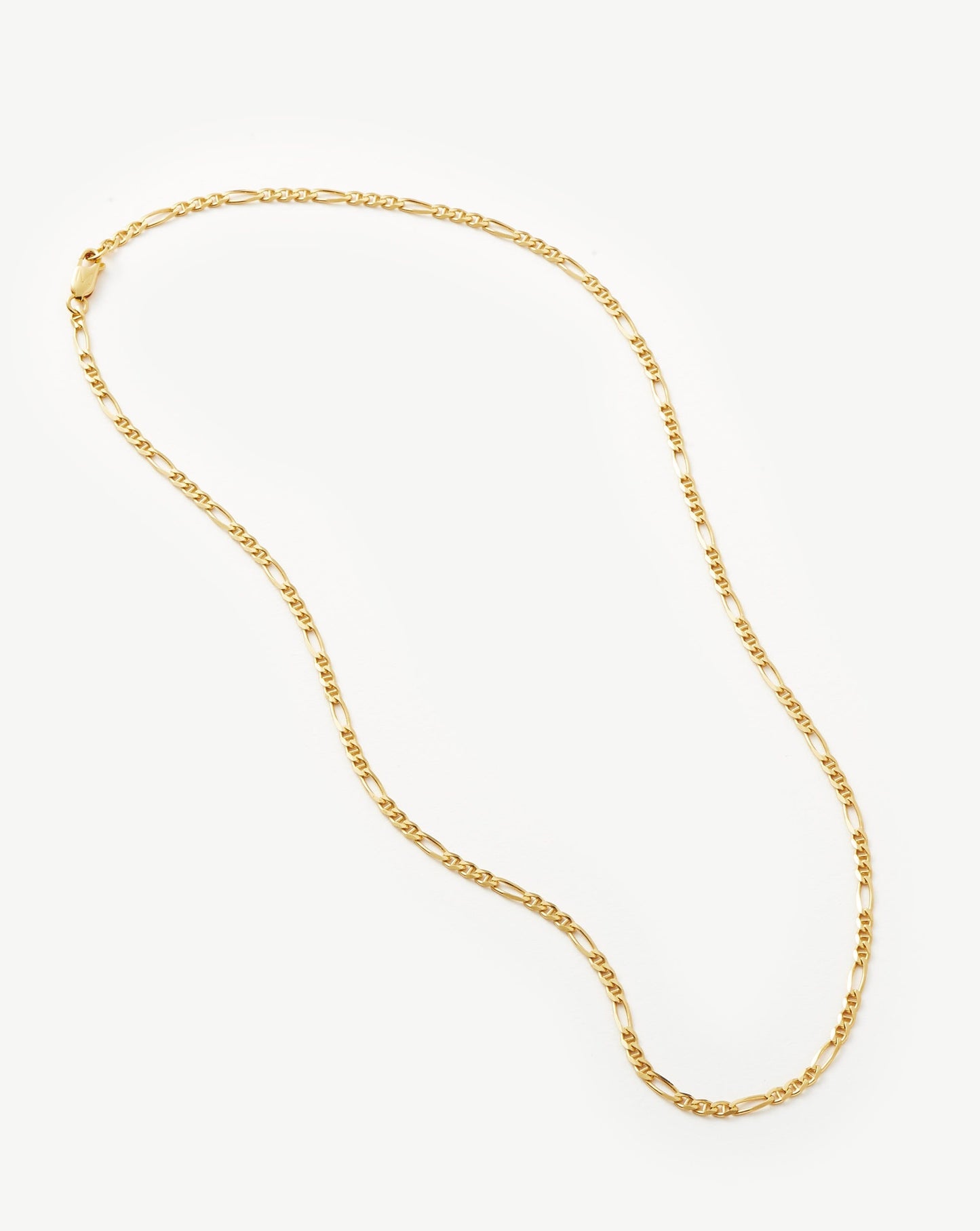 Men's Curb Chain Necklace in Silver 1