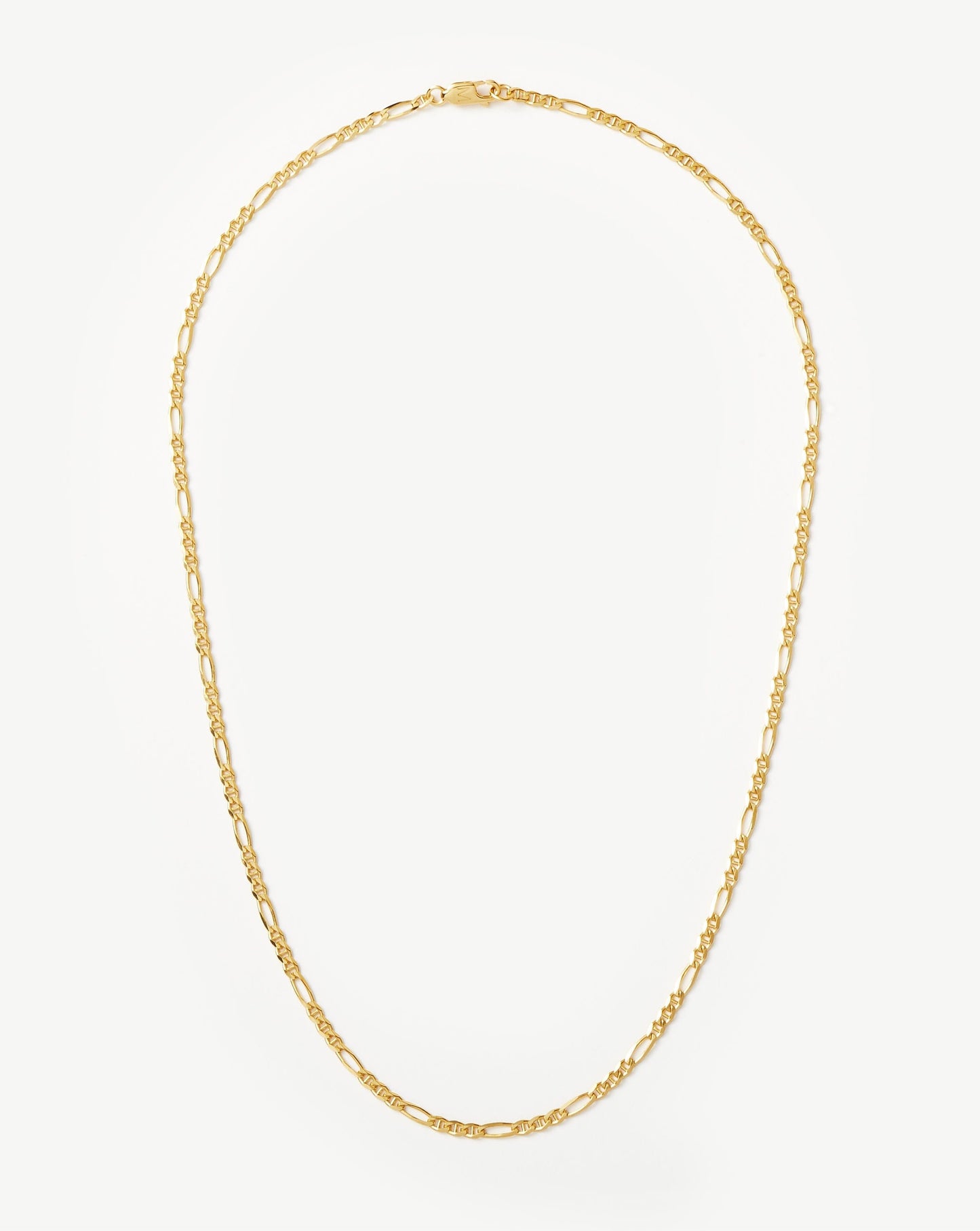 Men's Curb Chain Necklace in Silver 1