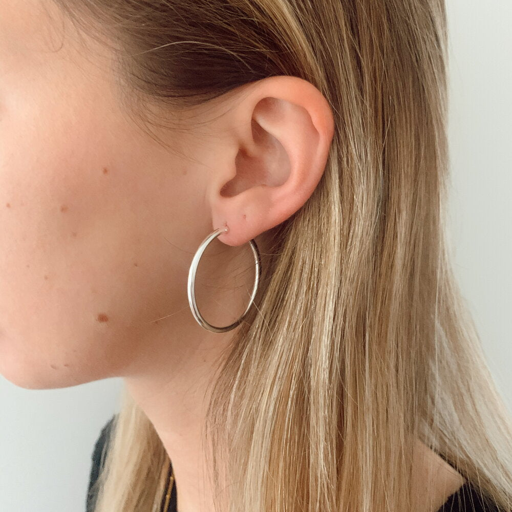 Classic Everyday Hoop Earrings