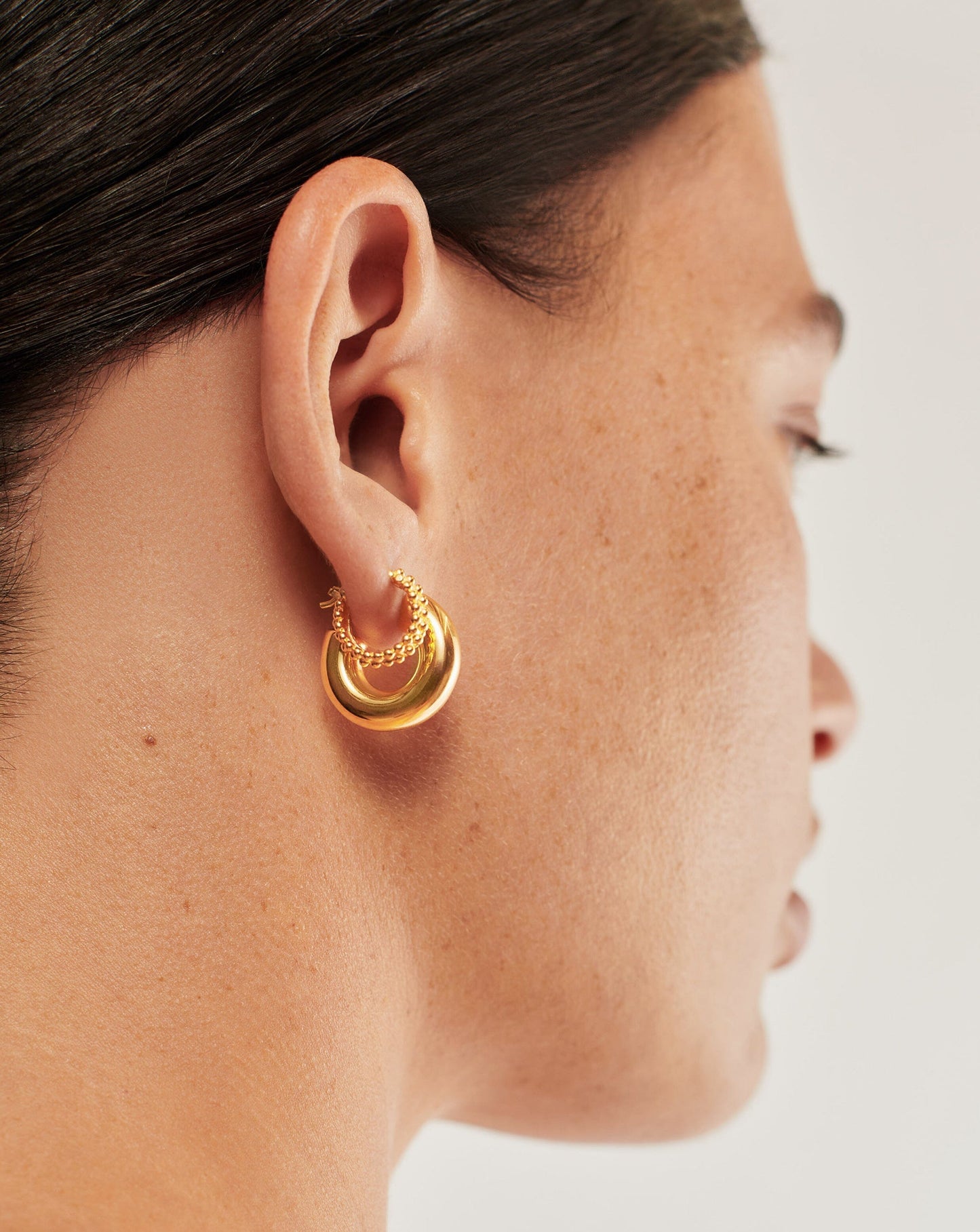 Small Hoop Earrings in Sleek Design