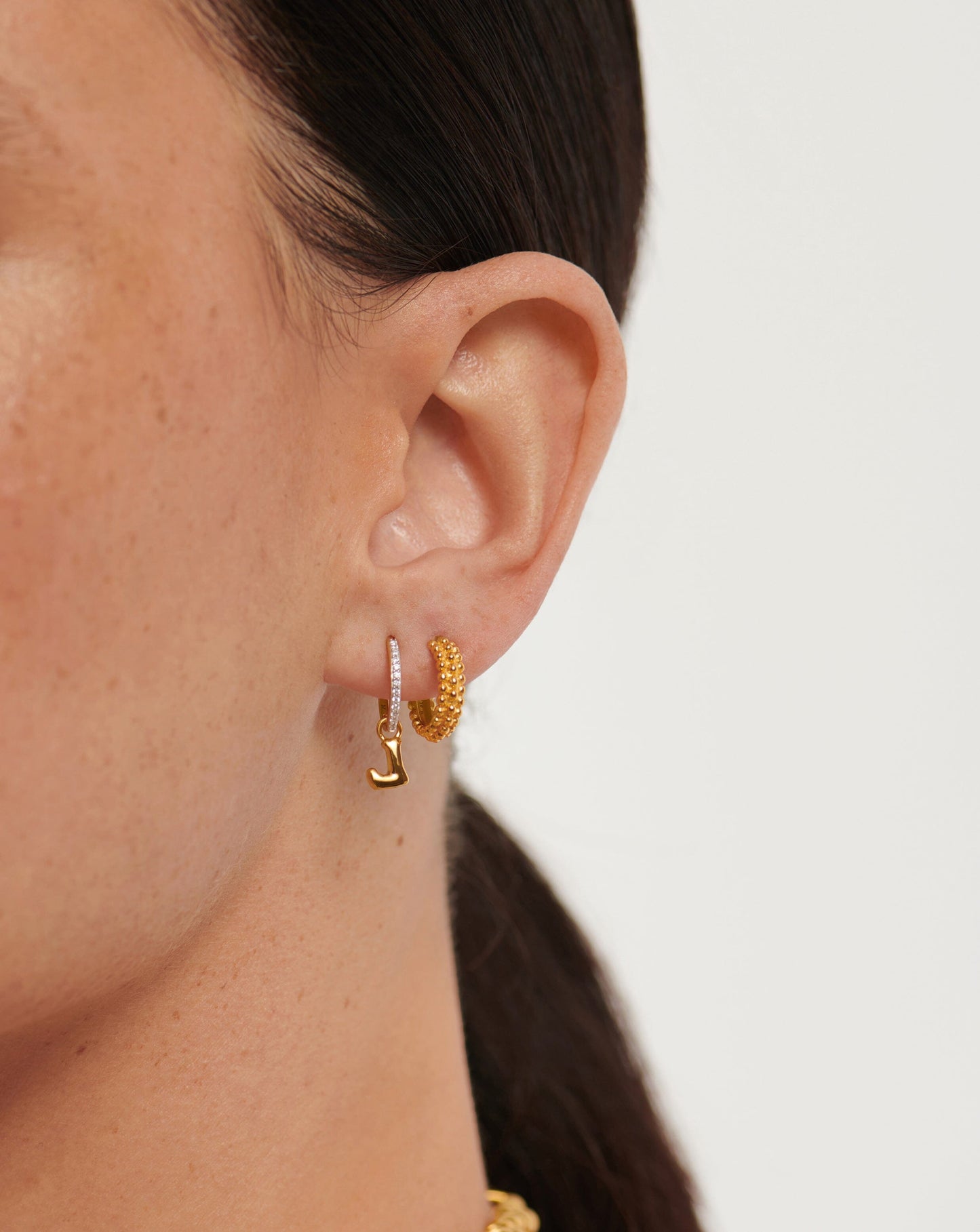 Small Hoop Earrings in Sleek Design