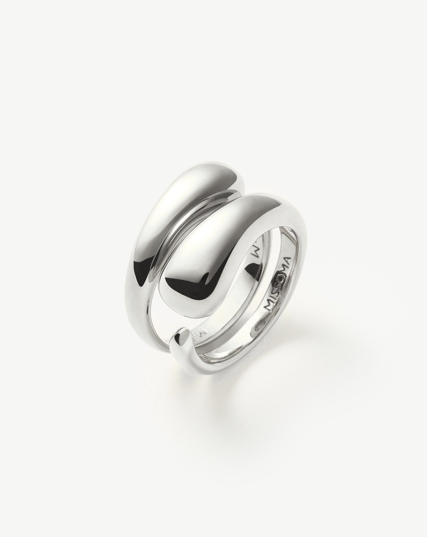 Double Stacking Ring Set in Silver Plated