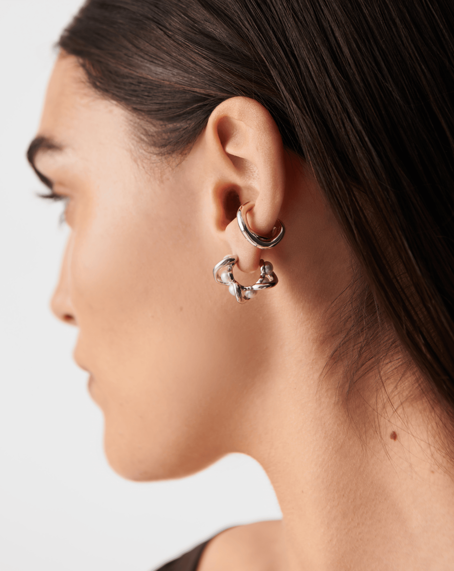 Stylish Molten Ear Cuff Jewelry Design