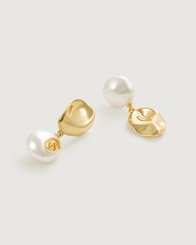 Elegant Baroque Pearl Earrings for Stylish Look