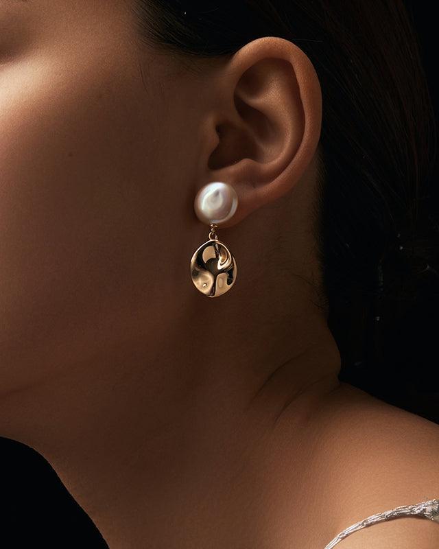 Elegant Baroque Pearl Earrings for Stylish Look