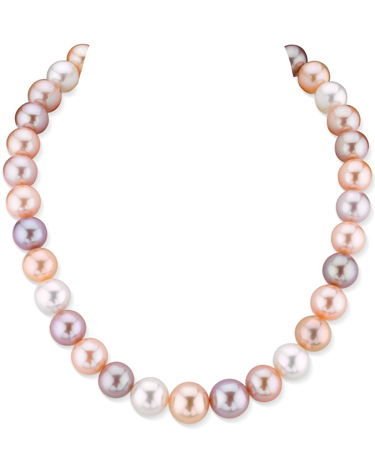 Multicolor Freshwater Pearl Necklace 11.5 to 12.5mm