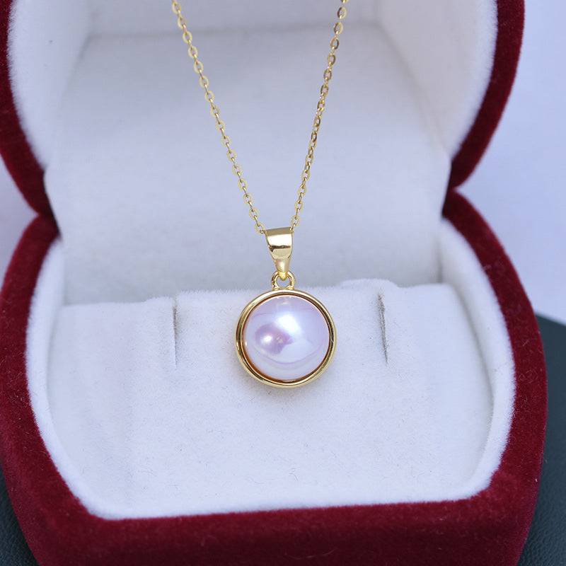 Freshwater Pearl Necklace with Mabel and Ada Design