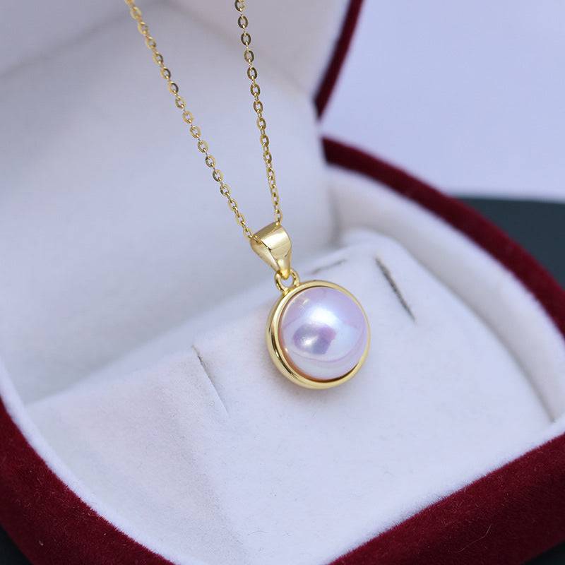 Freshwater Pearl Necklace with Mabel and Ada Design