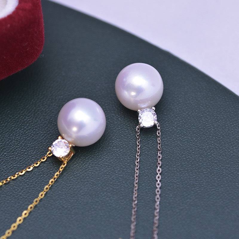 Freshwater Pearl Necklace with Sasha Design