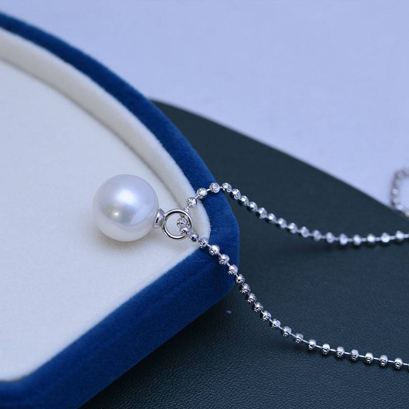 Large Freshwater Pearl Bead Chain Necklace