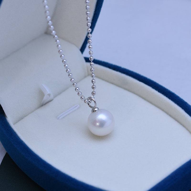 Large Freshwater Pearl Bead Chain Necklace