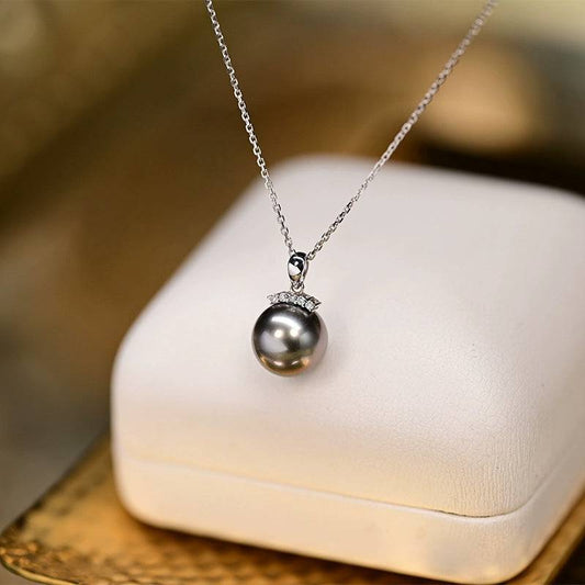 Tahitian Pearl Pendant Necklace 10-12mm