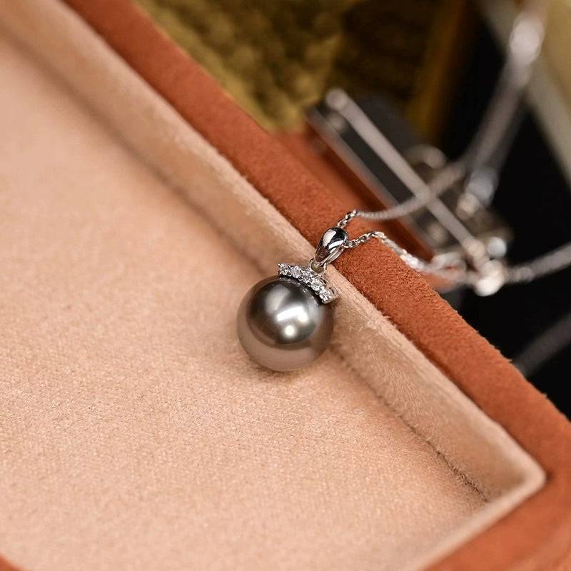 Tahitian Pearl Pendant Necklace 10-12mm