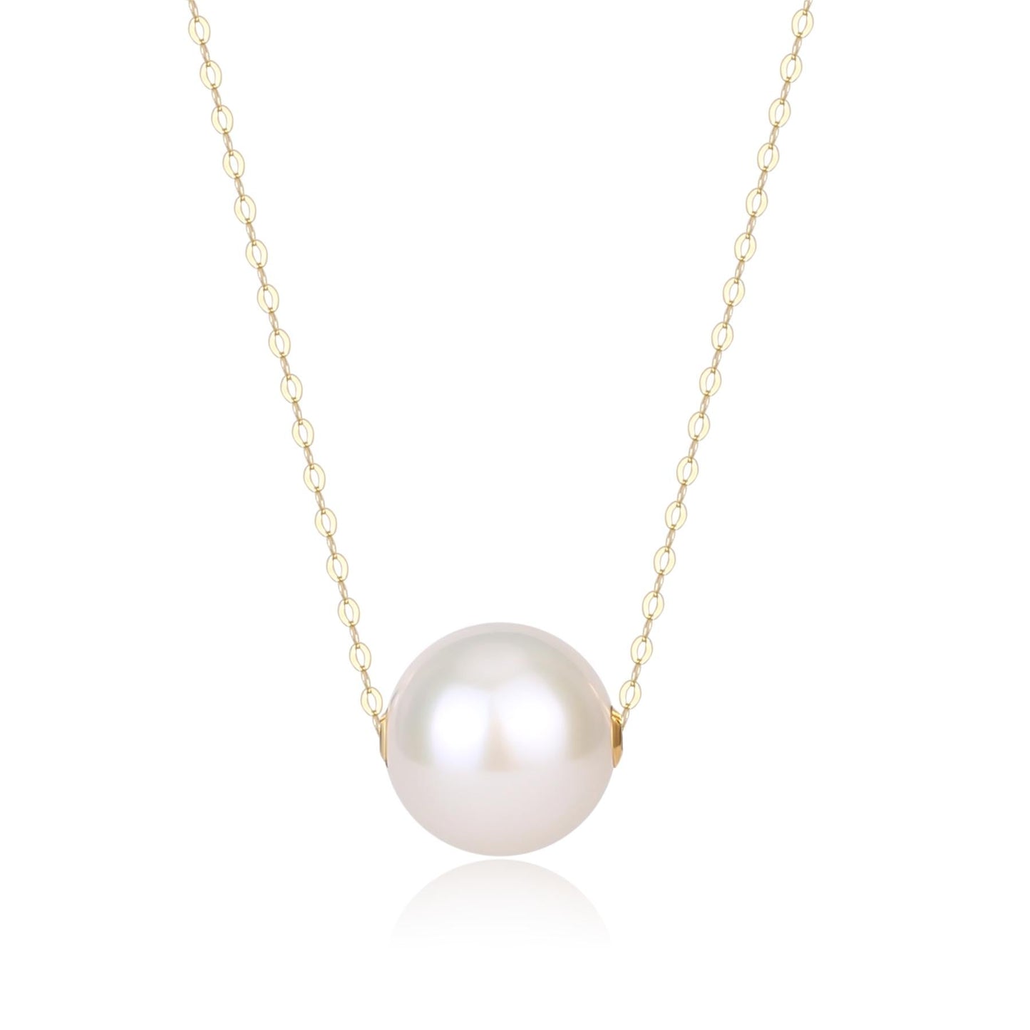 Floating Freshwater Pearl Necklace 12-13mm Size