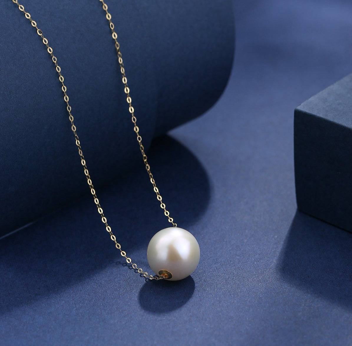 Floating Freshwater Pearl Necklace 12-13mm Size